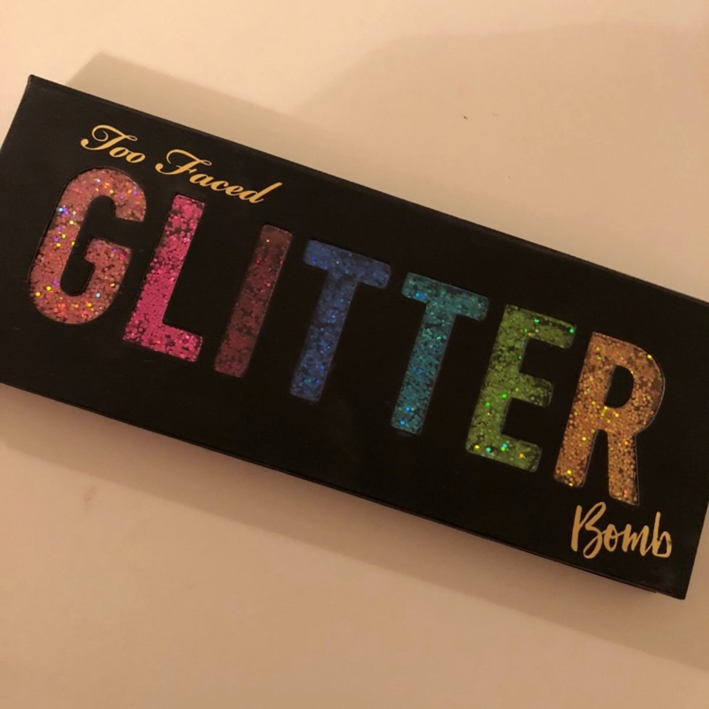 too faced glitter bomb palette